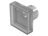 Lentilă pentru buton 16mm, albă