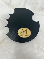Placuta personalizata manichiura Nail Tech , Suport metalic profesional pentru tehnicieni unghii