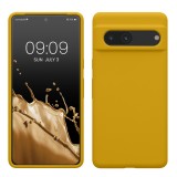 Husa Kwmobile pentru Google Pixel 7, Galben, Silicon, KWM0000171I053C, Carcasa