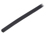 Ecran PVC pentru orificii și margini 75m negru -65&divide;105&deg;C