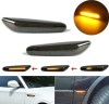 Set 2 Semnalizari LED Dinamice Secventiale BMW E60 E90 E91 E92 E93 E46 E82 E81 E88 X1 X3, Negru Fumuriu, 14 LED/Semnal