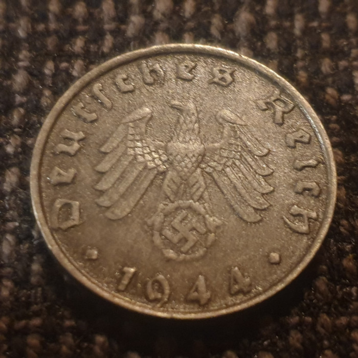 Germania Nazista 10 reichspfennig 1944 B (Viena)