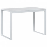 Cumpara ieftin Birou de computer, alb, 110x60x73 cm, lemn prelucrat