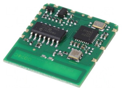 Modul emiţător-receptor FM FSK 868MHz serial foto