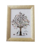Rama Foto Gold Star 13x18 cm, Lemn, Birou, Stil Clasic, Cadou Nunta