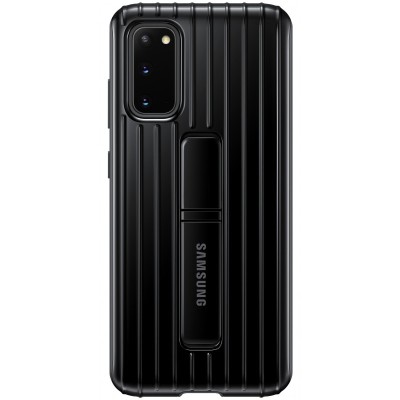 Husa Telefon Samsung Galaxy S20 G980 / Samsung Galaxy S20 5G G981, Standing, EF-RG980CB, Neagra, Resigilata foto