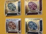 QU&#039;AITI STATE IN HADHRAMAUT 1967, SULTAN GHALIB - SERIE COMPLETĂ MNH, Nestampilat