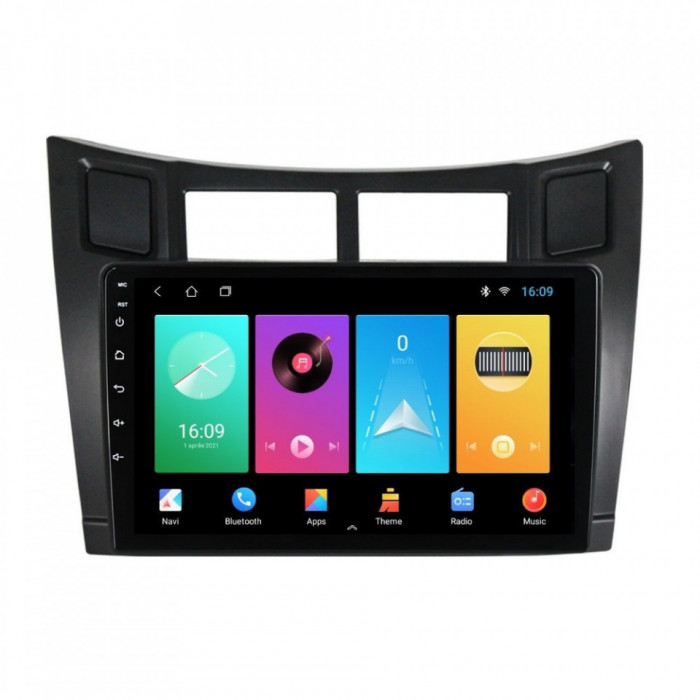 Navigatie dedicata cu Android Toyota Yaris 2006 - 2011, 2GB RAM, Radio GPS Dual