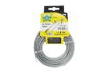 Fir motocoasa, trimmer, insertie metalica, profil rotund, 2.7mmx10m, Micul Fermier, GF-1540