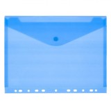 Mapă Organizare A4, Plastic, Capsă, Găuri Biblioraft, Bleu, Oem