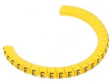 Markere Marcaj PVC Galben 2.5-5mm