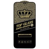Folie sticla securizata electrostatica flippy pentru samsung a20s, sticla esd, top glass, anti-static, negru