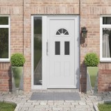 vidaXL Jardinieră 2 pcs Argintiu 30 x 30 x 75 cm Oțel Galvanizat 883777