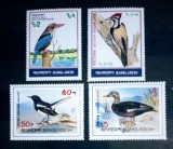 Bangladesh 1983 păsări,ciocanitori pescăruși rațe Serie 4V nestampilat