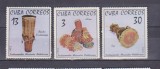 Cuba 1972 folclor, traditie cubaneza serie 3 v mnh, Nestampilat