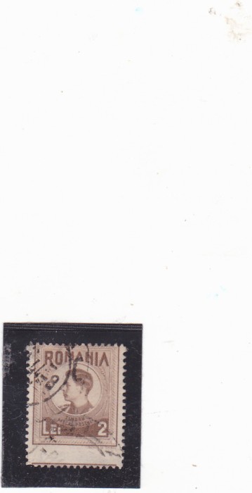 1945 LP 188 UZUALE MIHAI I VALOAREA 2 LEI CU EROARE TIPAR DEPLASAT