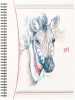 Caiet cu spirala A5, OXFORD Boho Spirit, 60 file-90g/mp, Scribzee, coperta