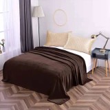 Cumpara ieftin Patura Cocolino Uni Pentru Pat Dublu Maro Inchis-LJJ49
