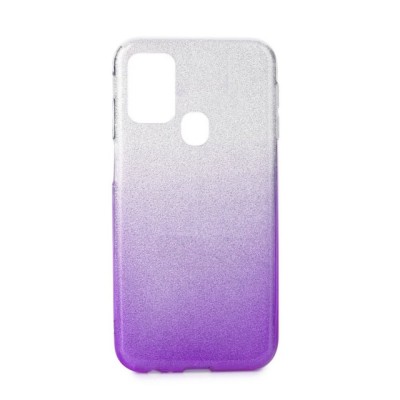 Husa SAMSUNG Galaxy A21s - Forcell Shining (Argintiu/Violet) foto