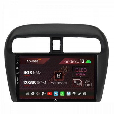Navigatie Mitsubishi Space Star Mirage Attrage, Android 13, B-Octacore 6GB RAM + 128GB ROM, 9 Inch - AD-BGB9006+AD-BGRKIT267V3 foto