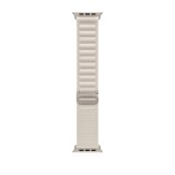 Curea THD Alpine Loop, compatibila Apple Watch Ultra2 49 mm, Apple Watch 45 mm seria 9, Apple Watch SE 44 mm, marime universala, culoarea alba