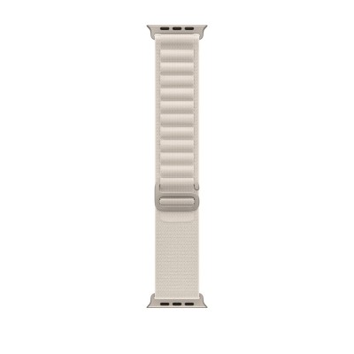 Curea THD Alpine Loop, compatibila Apple Watch Ultra2 49 mm, Apple Watch 45 mm seria 9, Apple Watch SE 44 mm, marime universala, culoarea alba foto