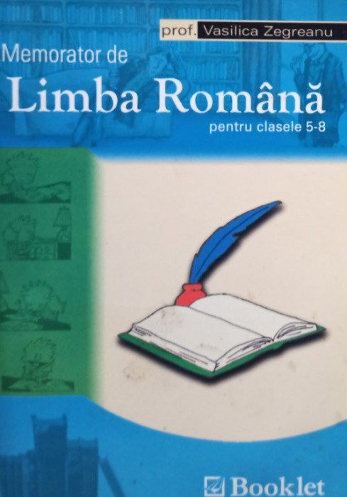 Memorator de limba romana pentru clasele 58