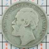 Suedia 1 kronor 1876 argint - km 741 - A014, Europa