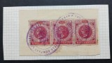 INDIA, lot fiscale 2,,,,8 annas--stampilate