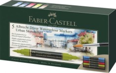 SET 5 MARKERE SOLUBILE SKETCHING A.DURER FABER-CASTELL foto