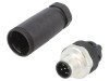 Conector M12 Tata Drept WEIDMULLER 5 Pini pe Cablu