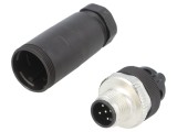 Conector M12 5-Pin Tată DeviceNet/CANopen Drept pe Cablu