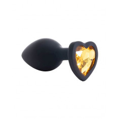 Dildo anal S Gold Heart Diamond