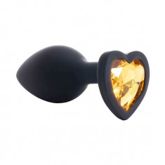 Dildo anal M Gold Heart Diamond