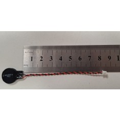 Baterie bios Laptop, CR1620, 1ST85, 3V, 220mAh, CDA 64, 8.5cm, rosu si negru, conector Molex 51021, 2 pini
