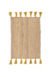 Cumpara ieftin Covor iuta natur portocalie Jalaja 60x90 cm