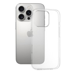 Husa iPhone 16 Pro Techsuit Clear Silicone, clear foto