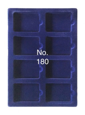 SAFE 180 Tava mare albastra pentru 8 monede in capsules slabs NCG PCGS foto