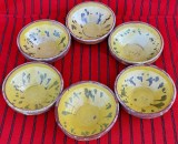 Set 6 strachini de lut (set 8), castroane, vase de ceramica traditionale moldovenesti, arta populara, olarit 70 ani