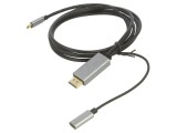 Adaptor USB 3.0/3.1 Aurit 1,8m Negru PVC