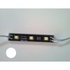 Modul LED 24V cu 3 SMD 5050, lumina alba, fundal negru, rezistent la apa, Oem