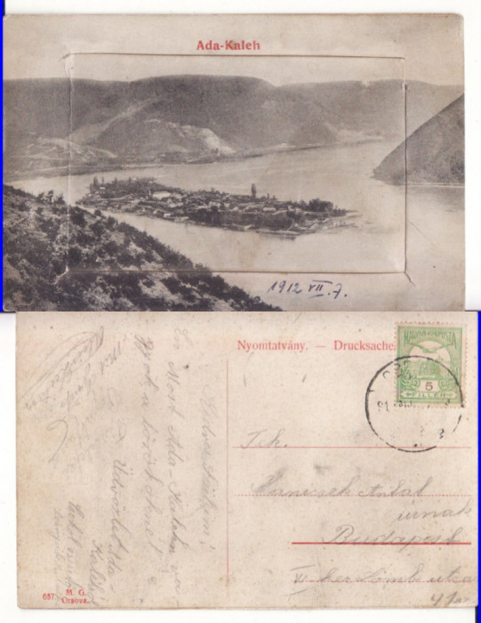 Ada Kaleh- Insula si Dunarea-leporello cu 10 minicards