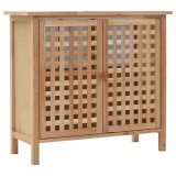 Cumpara ieftin Dulap de chiuveta, lemn masiv de nuc, 66 x 29 x 61 cm