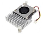 Radiator activ din aluminiu pentru Raspberry Pi 5 - 63,5x42,5mm