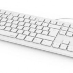 Tastatura Hama KC-200, USB, layout US (Alb)