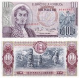 Columbia 1980 - 10 pesos, necirculata