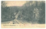 3507 - BOCSA MONTANA, Caras-Severin, Railway, Romania - old postcard - used - 1905