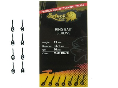 Surub Select Baits Ring Bait Screws 12mm/3.1mm foto