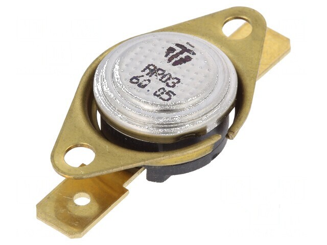 Termostat SPST-NC 60&deg;C 16A 250VAC cu terminali 6,3mm