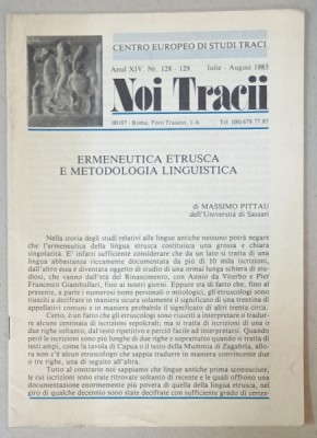 NOI TRACII , REVISTA FONDATA DE JOSIF CONSTANTIN DRAGAN , NR.128-129, 1985 foto